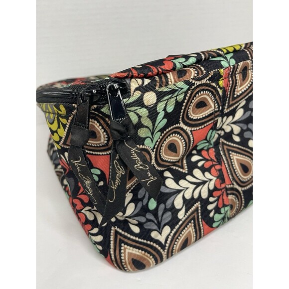 Vera Bradley Lunch Box Zip Around Multicolor Floral Paisley Insulated - Picture 3 of 5